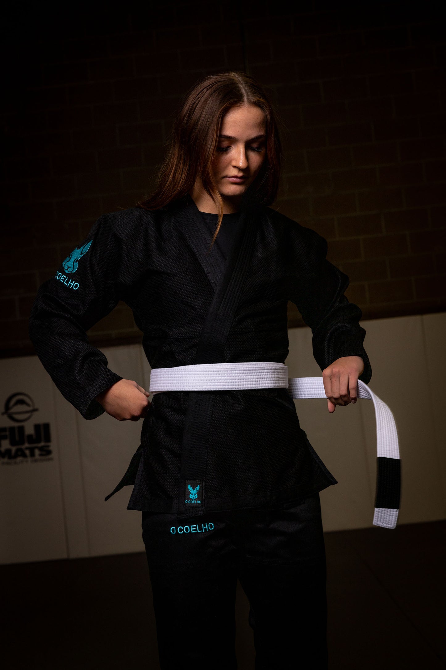 Signature Gi - Black and Teal - FREE SHIPPING
