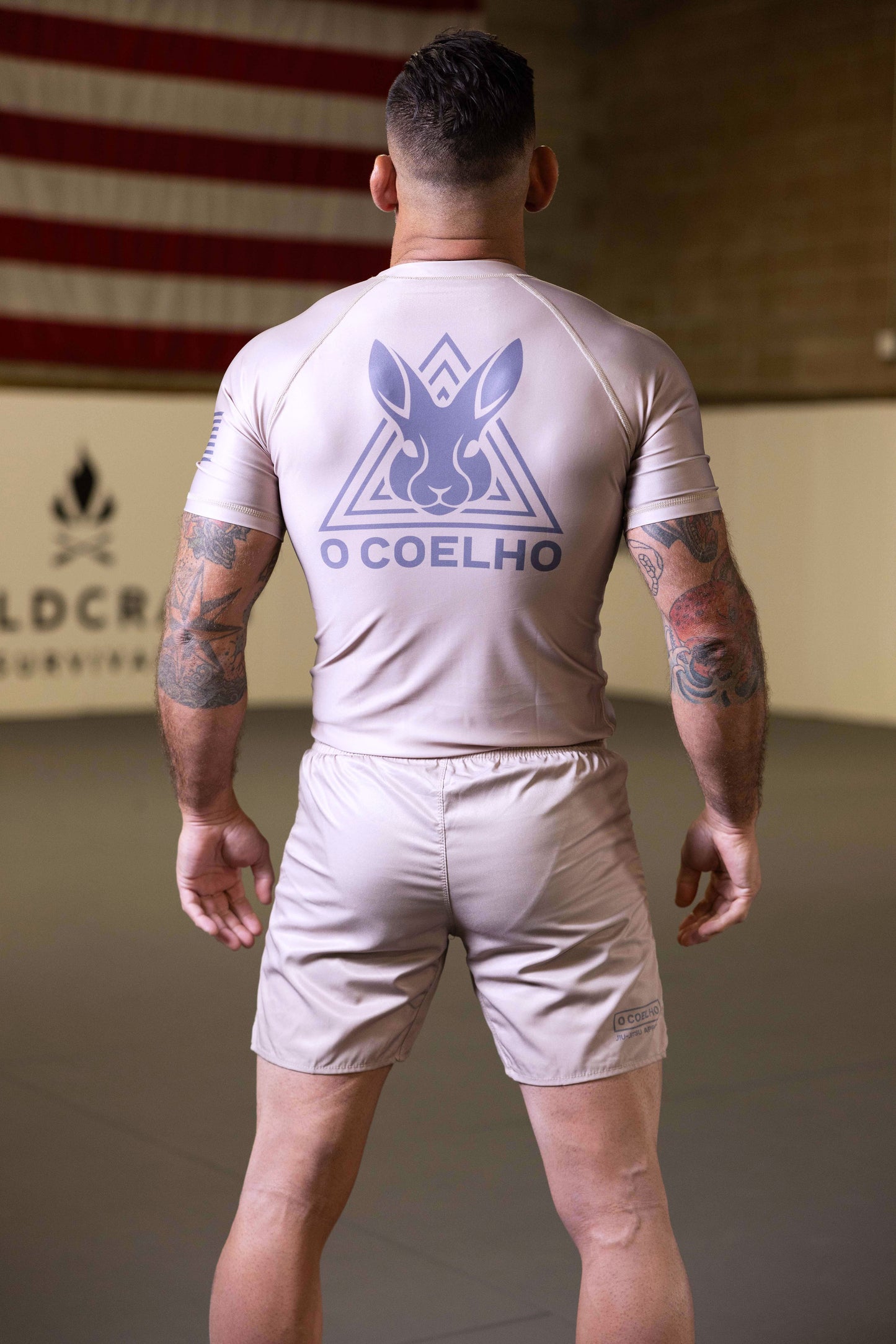 Signature Rash Guard, Tan - FREE SHIPPING!