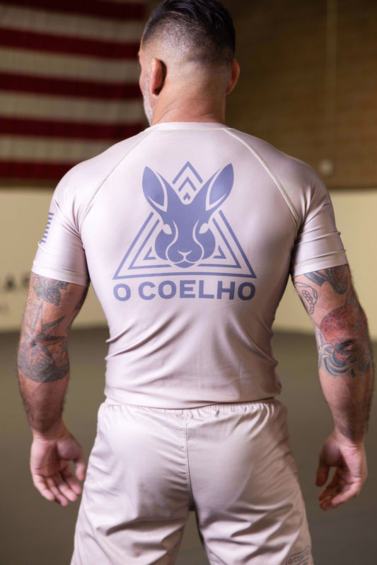 Signature Rash Guard, Tan - FREE SHIPPING!